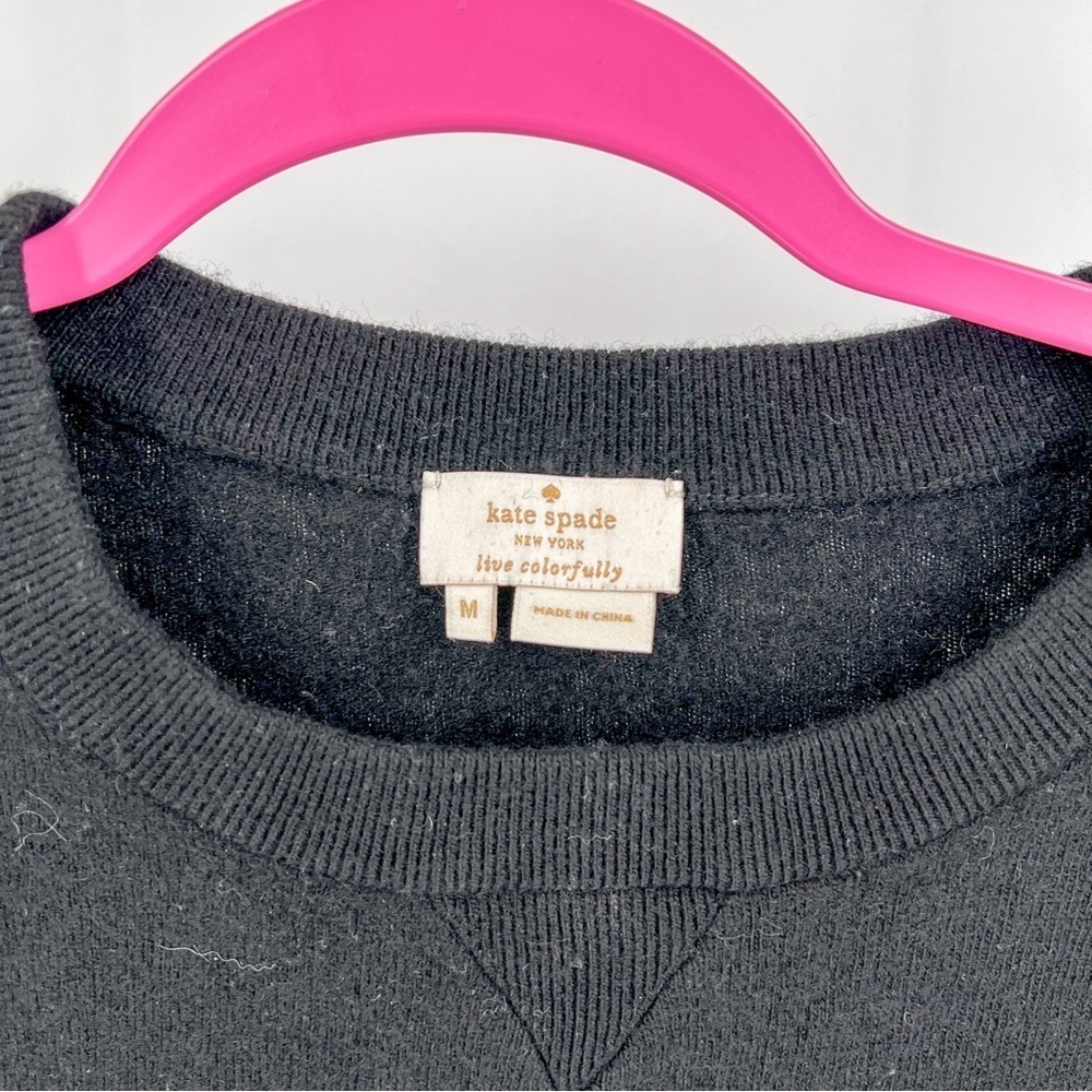 Kate Spade embellished black sweater - Picture 2 of 3